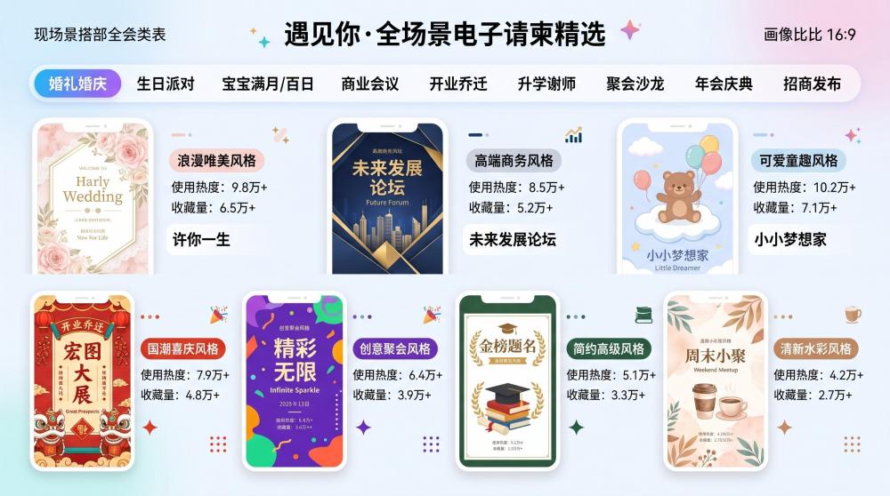 2026宝宝满月邀请函教程｜新手零失败，超可爱模板直接套用